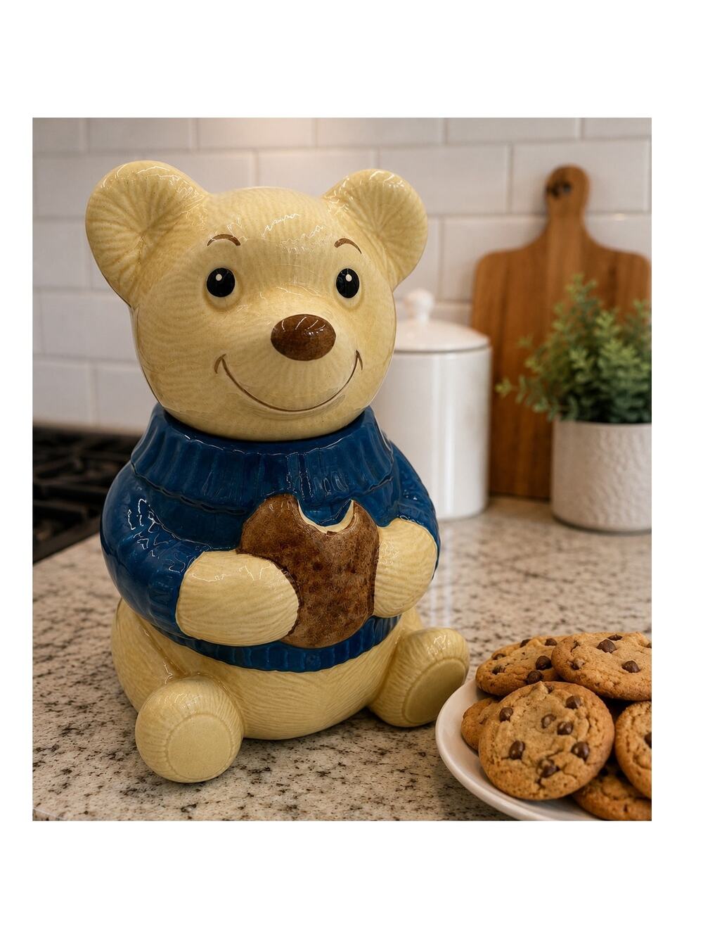 1980's Metlox California Teddy Bear Cookie Jar